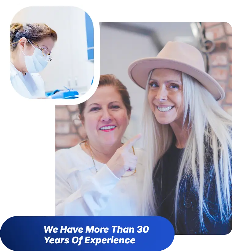 Dr. Irma Gavaldon with patients